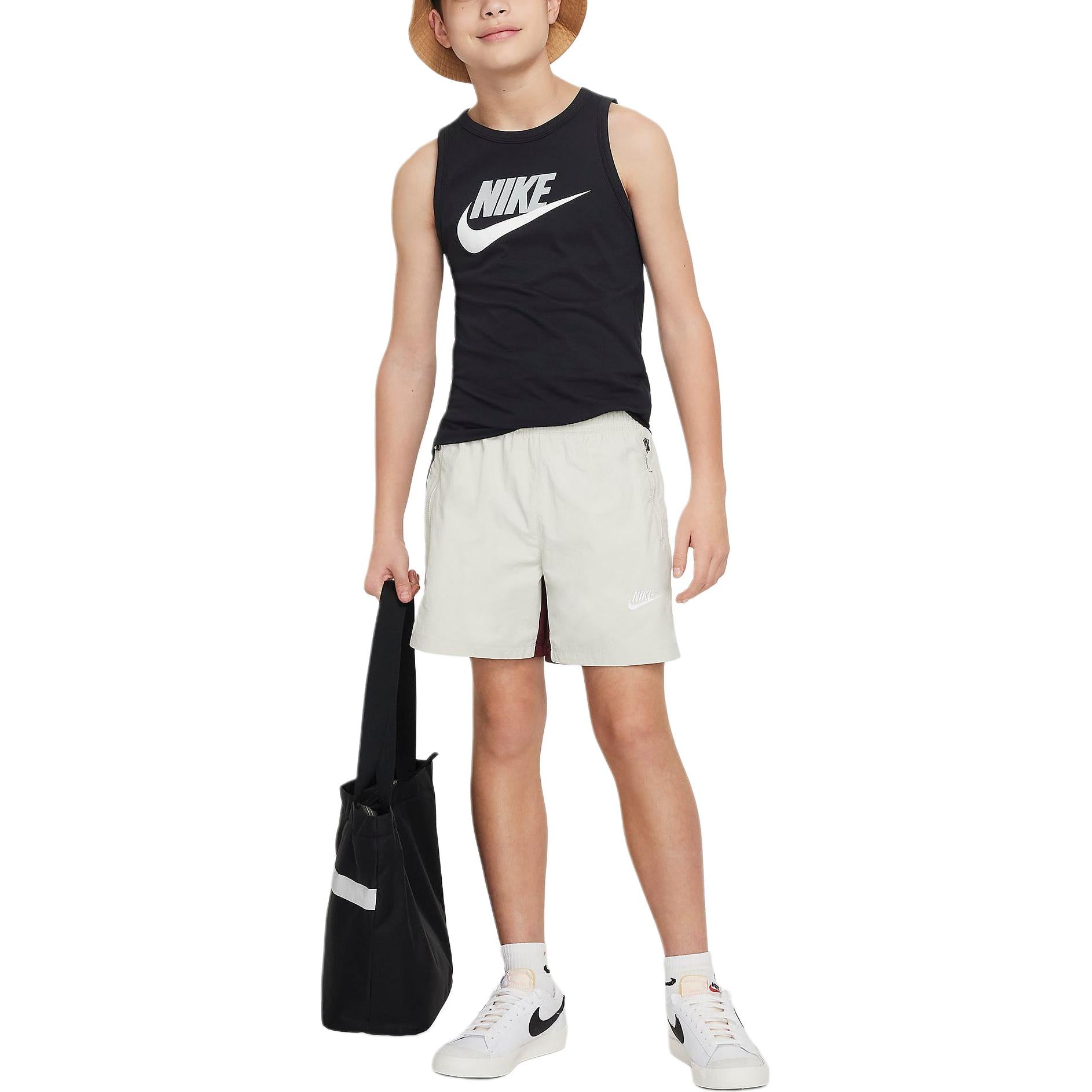 Спортивный топ (GS) Nike Sportswear Essential Tank Top 'Black' FV5325-010, черный — фото 3