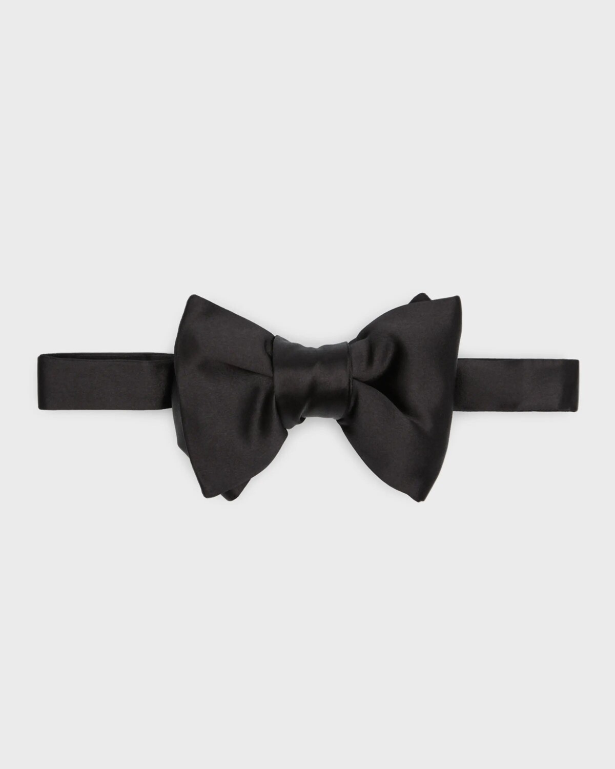 

Мужской шелковый галстук-бабочка с завязками TOM FORD, цвет Black