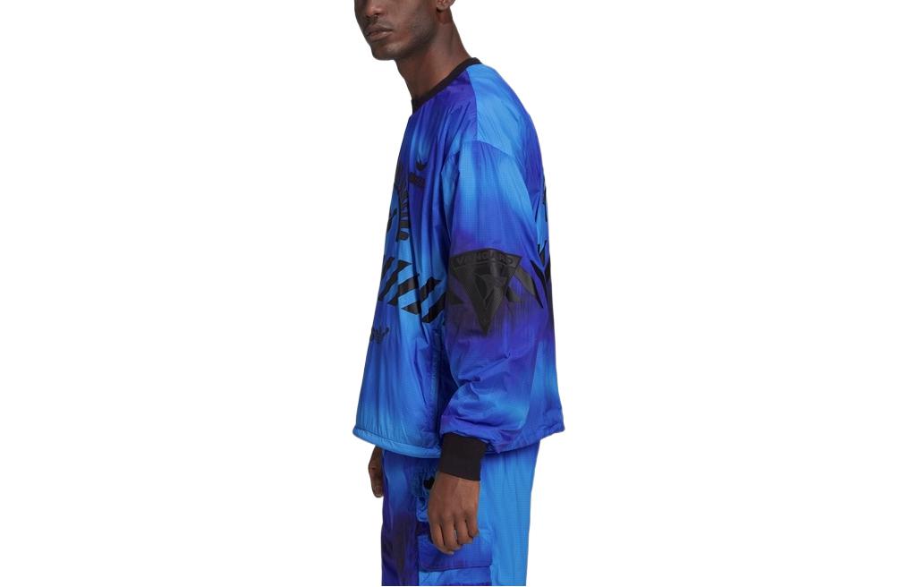 Adidas Originals Мужская синяя толстовка — фото 3