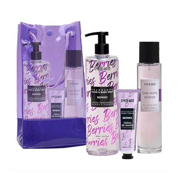 

Пакет ароматизатор+гель+крем для рук Berries Flor De Mayo, 1 UD