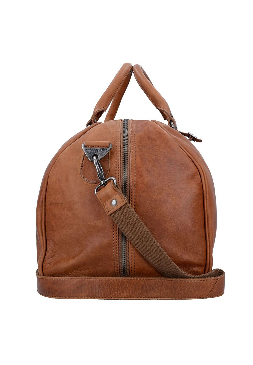 Кожаная дорожная сумка Wax Pull Up Weekender 53 см The Chesterfield Brand, цвет Cognac — фото 3