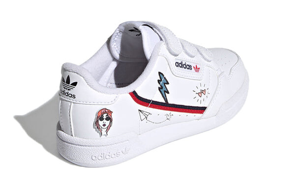 Кроссовки континентальные 80 j Adidas, белый — фото 4