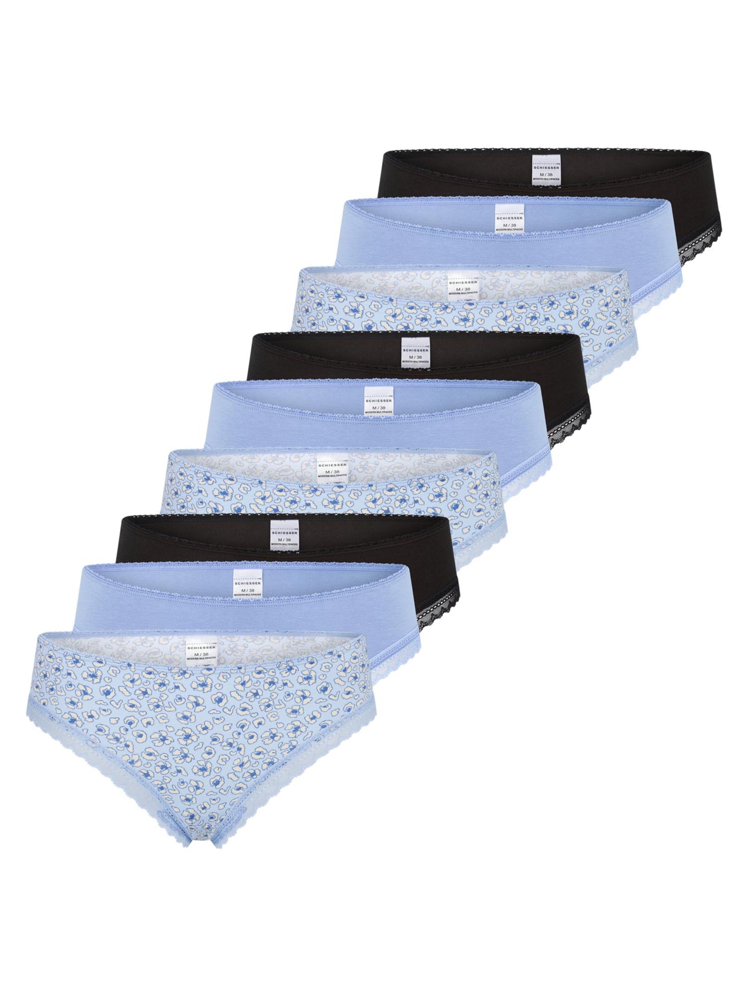 

SCHIESSER Трусики 'Modern Multipacks' в светло-голубом цвете