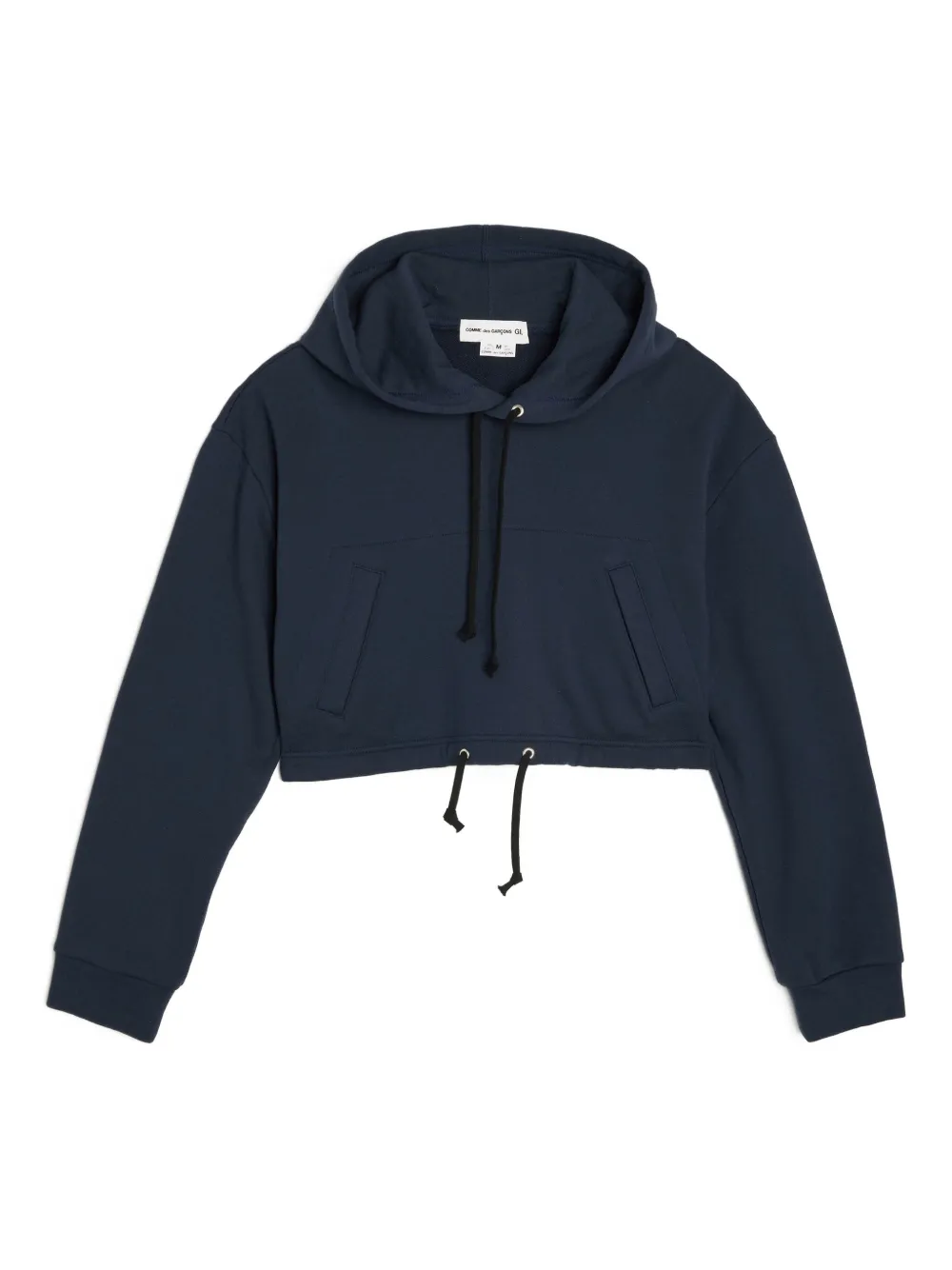 

Хлопковая толстовка с капюшоном Comme Des Garçons Girl, синий