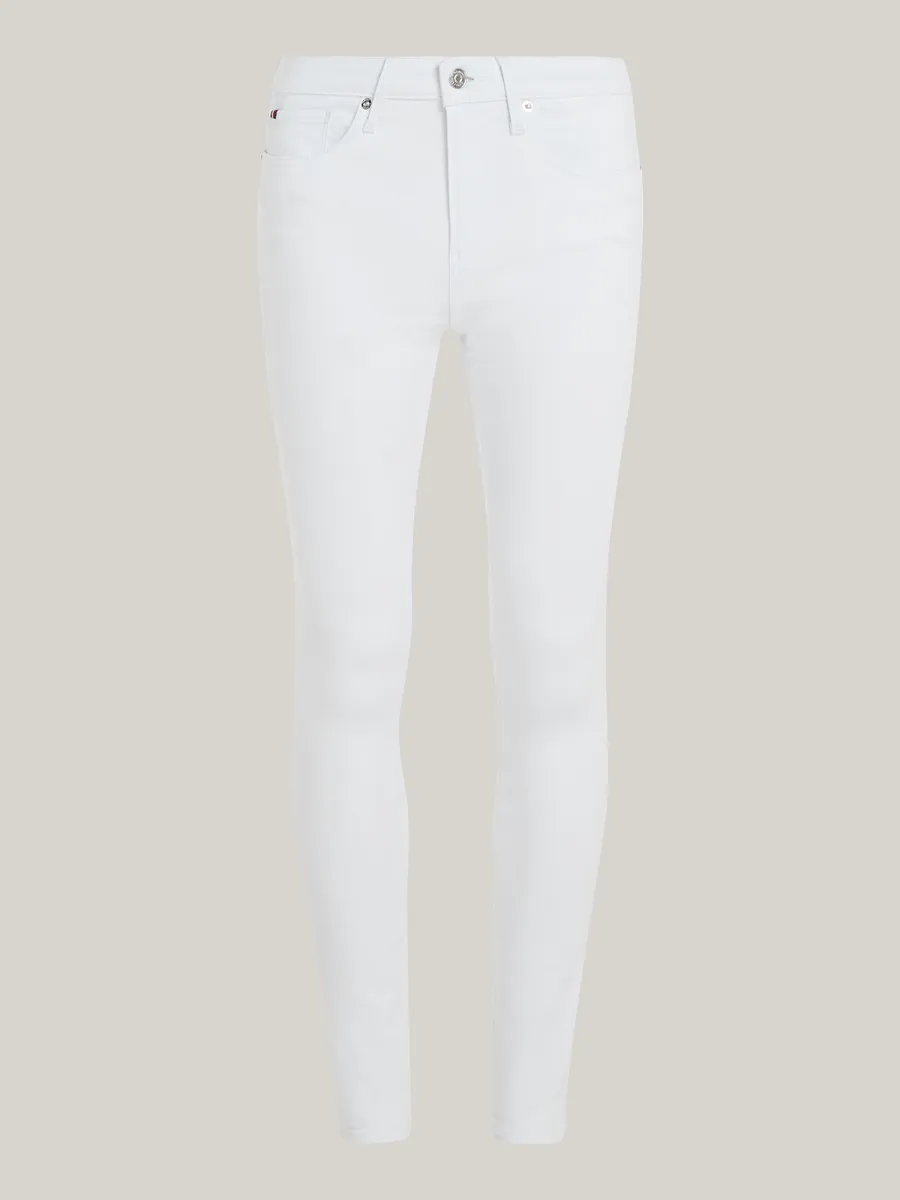 

Джинсы скинни Tommy Hilfiger Curve "CRV HARLEM U SKINNY HW CLR", большие размеры, белый