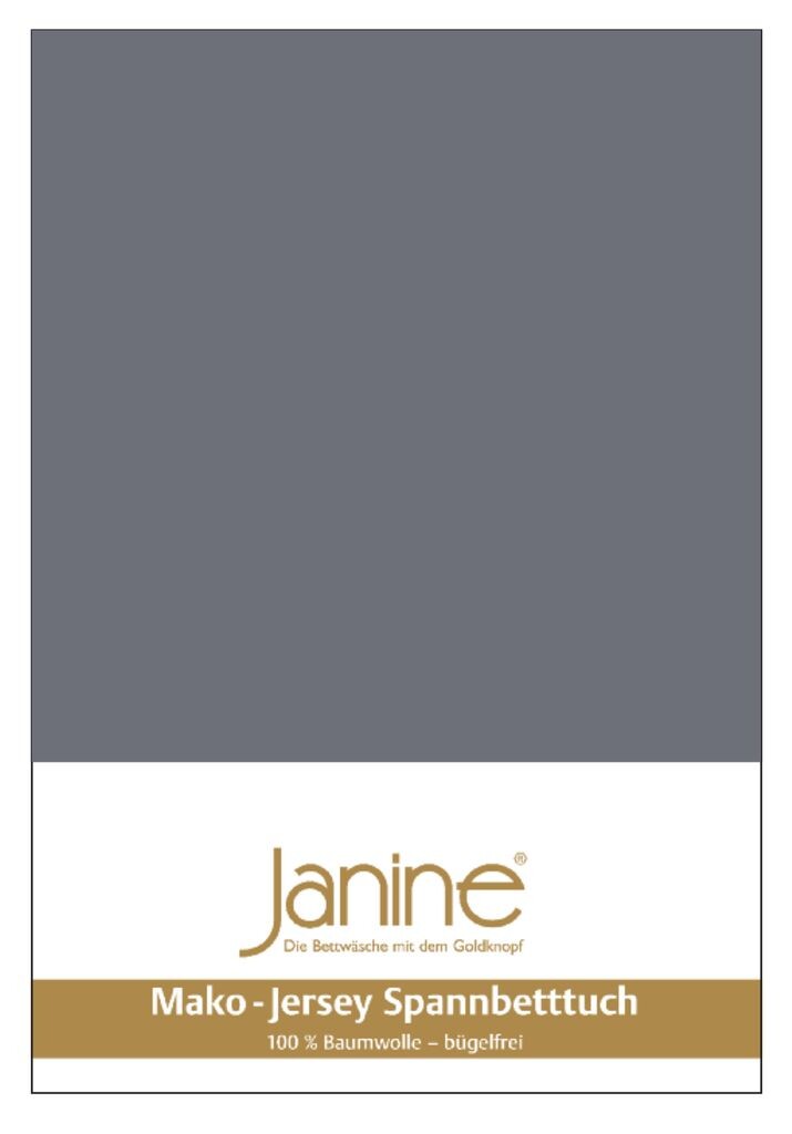 

Простыня Janine JERSEY 5002 100 X 200 опаловый серый Original Janine