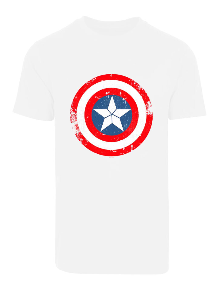 

Футболка F4NT4STIC Marvel Captain America Civil War Schild, белый