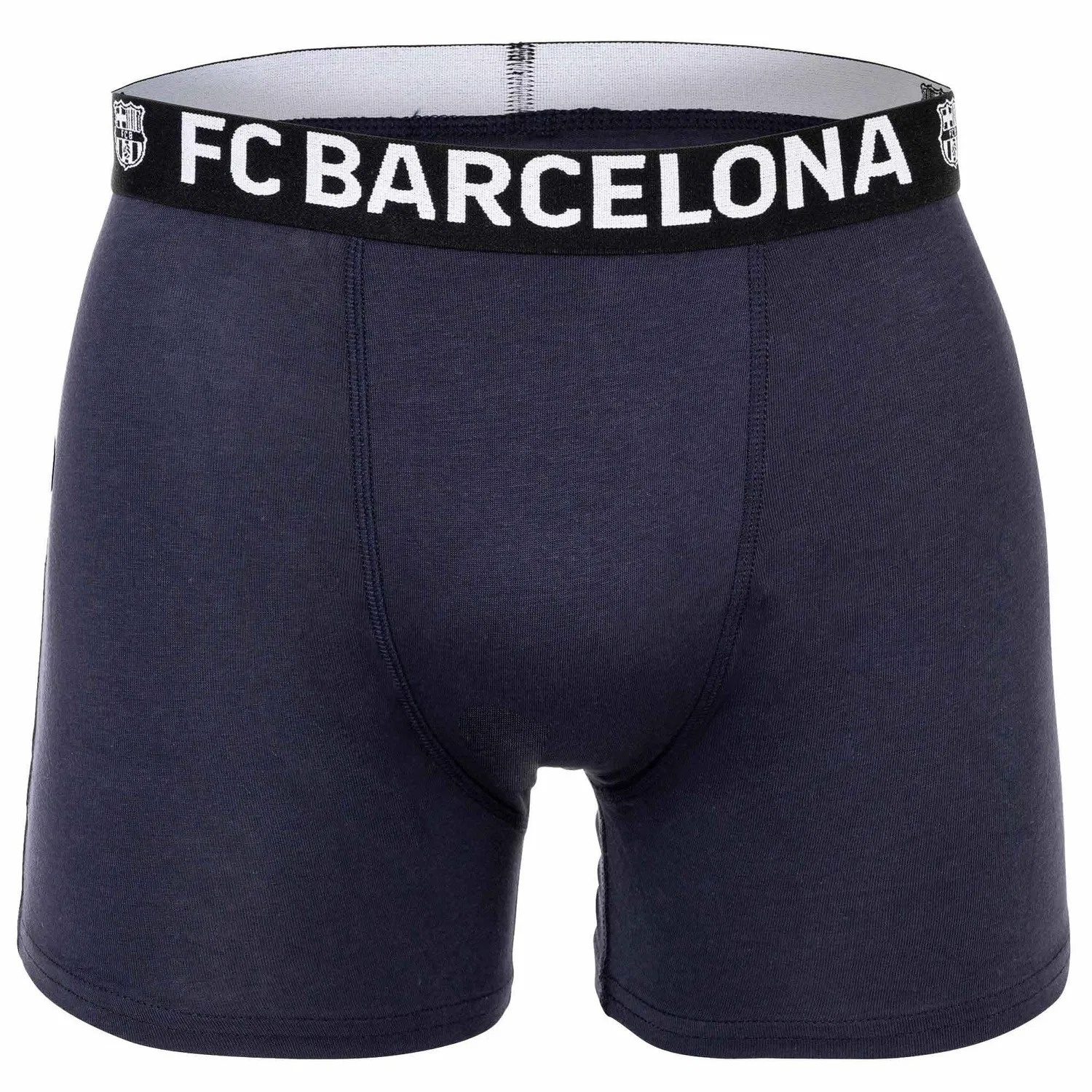 Боксеры 5 штук, FC Barcelona, черный/серый/белый/синий/красный — фото 2