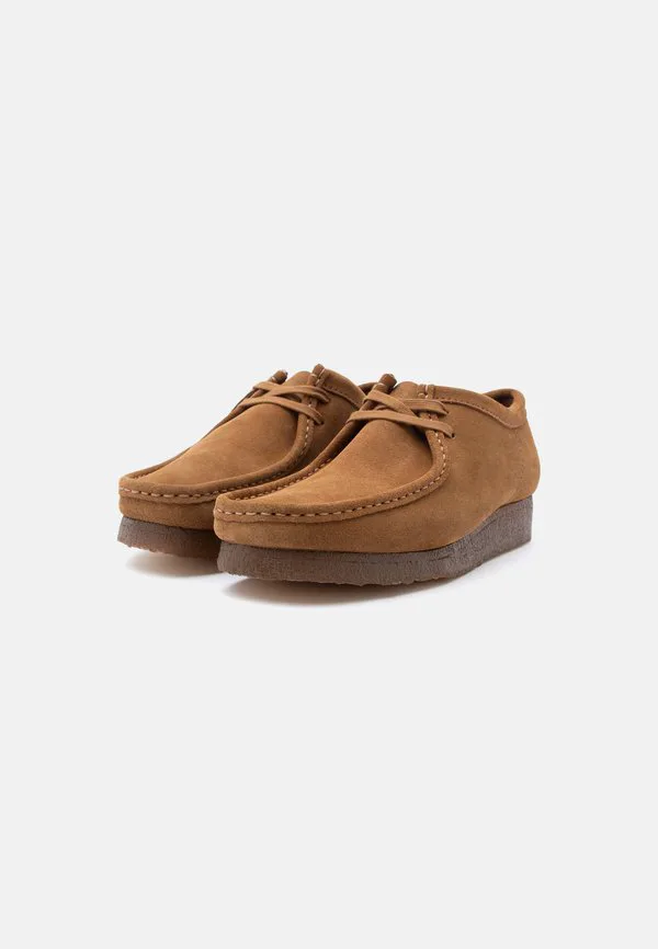 Повседневные кроссовки wallabee на шнуровке Clarks Originals, Cola — фото 2