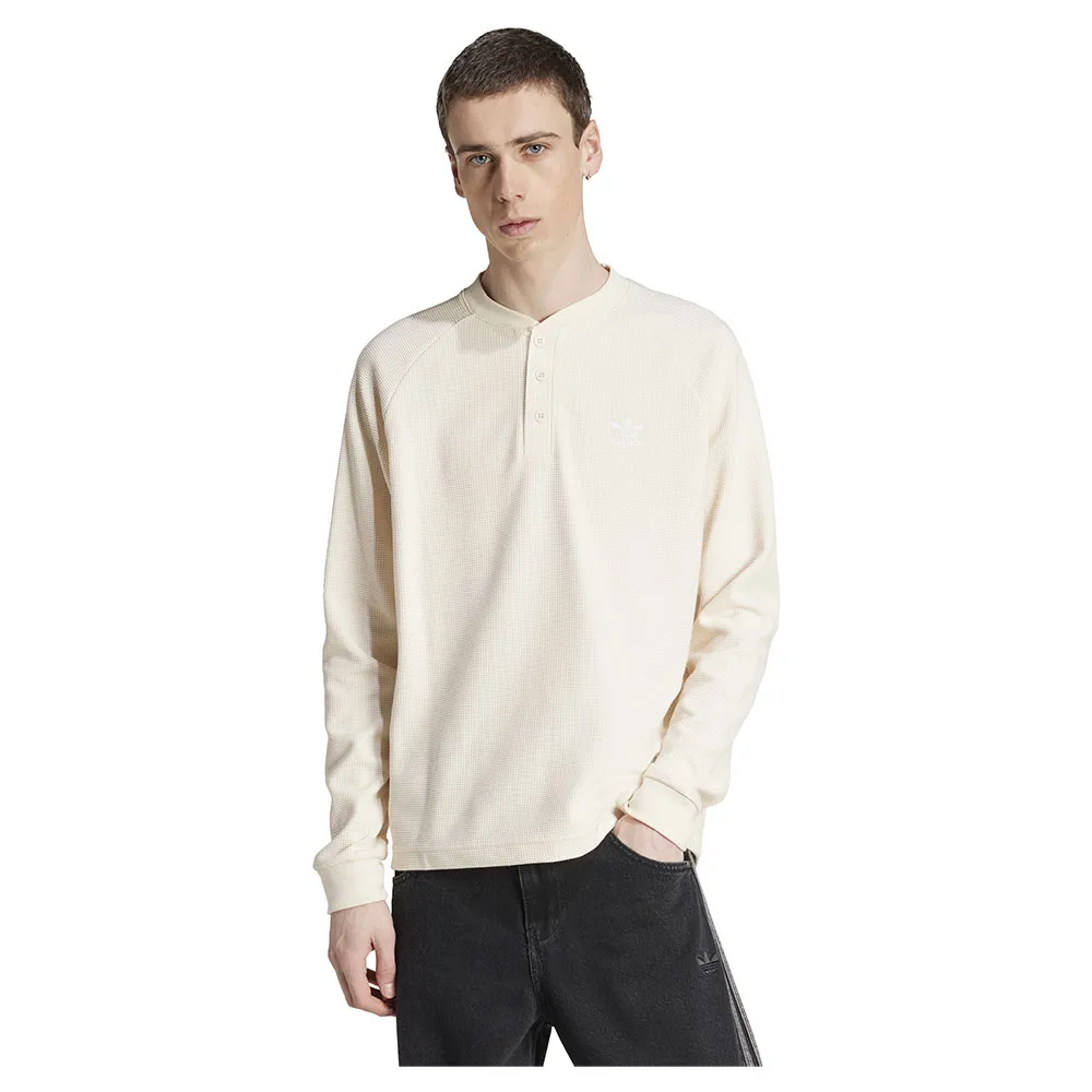

Лонгслив adidas Originals Trefoil Essentials, бежевый