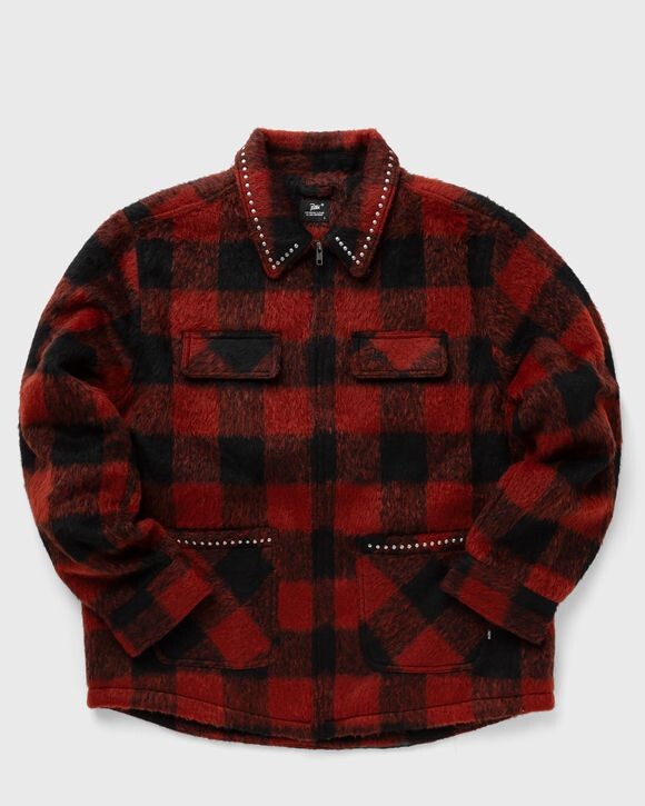 

Пальто Patta Check Car Coat, цвет biking red