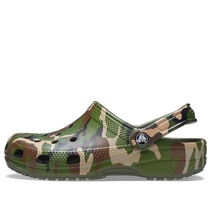 

Сандалии Crocs Beach Army Green Camouflage Sandals, зеленый