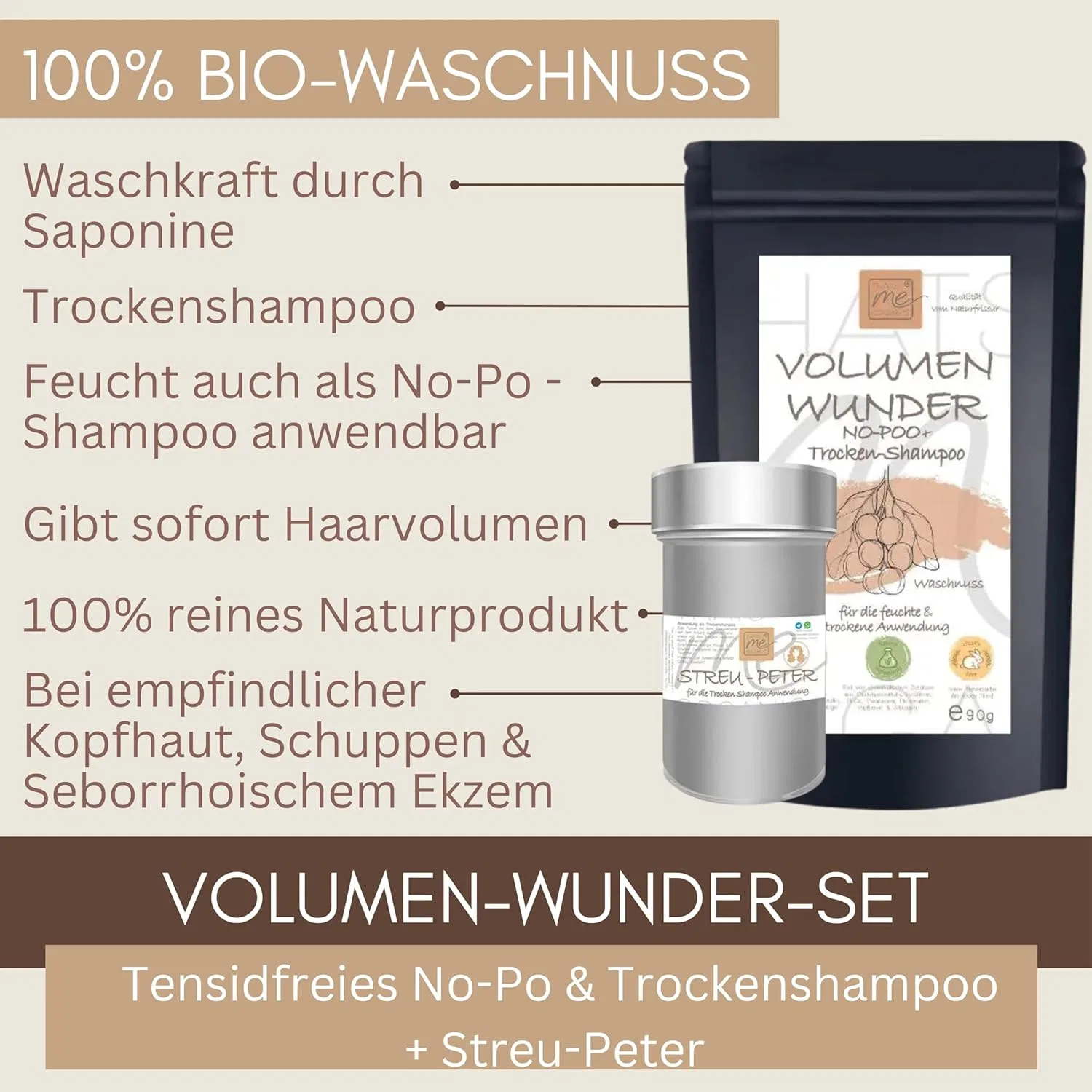 Набор органических средств для объема волос «Organic Volume Wonder» от Thats me Organic Economy Set Thats Me Organic — фото 2