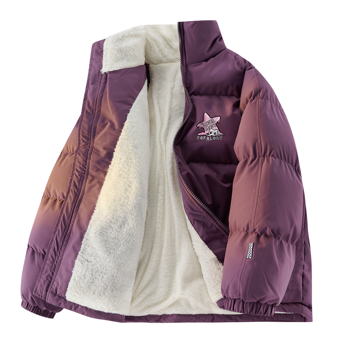 

LEVEL Пуховик Relax серии, Purple Pink