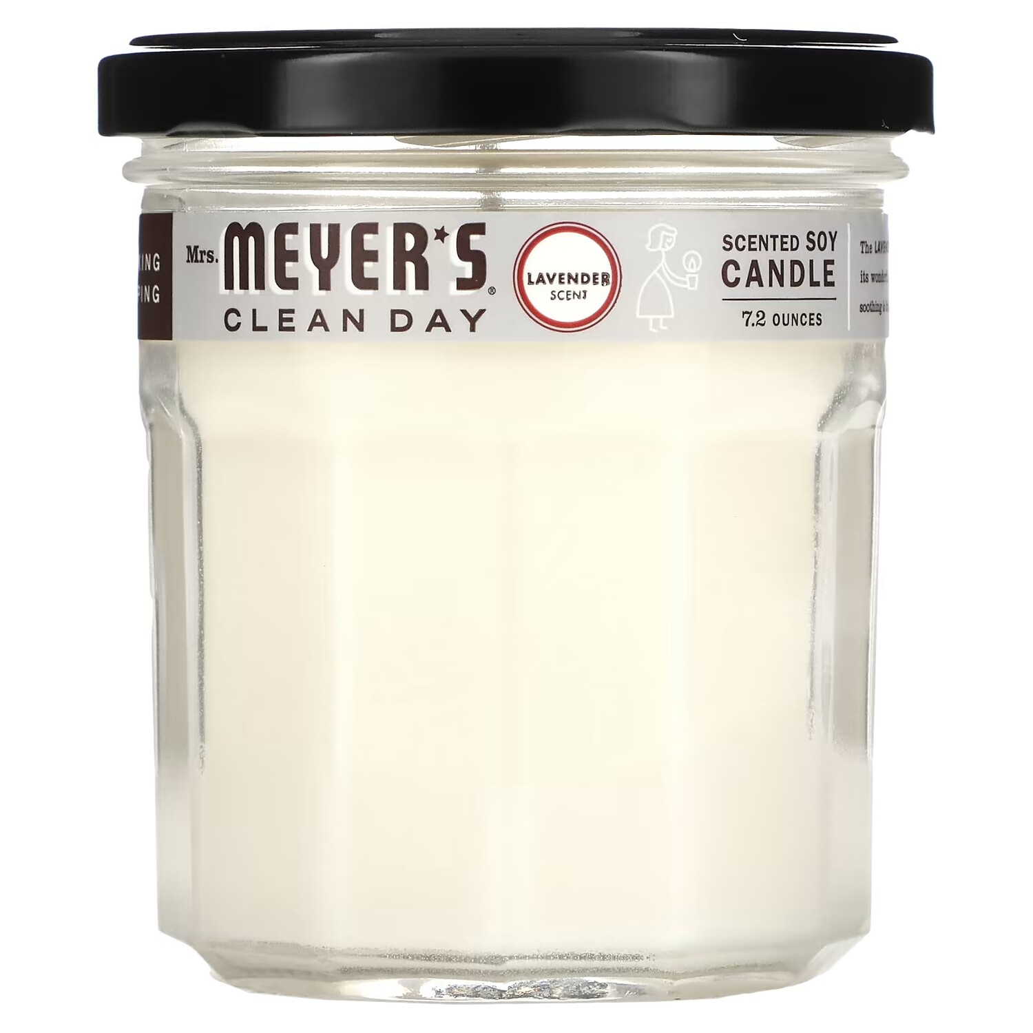 

Свеча Mrs. Meyers Clean Day с ароматом сои и лаванды, 204 г