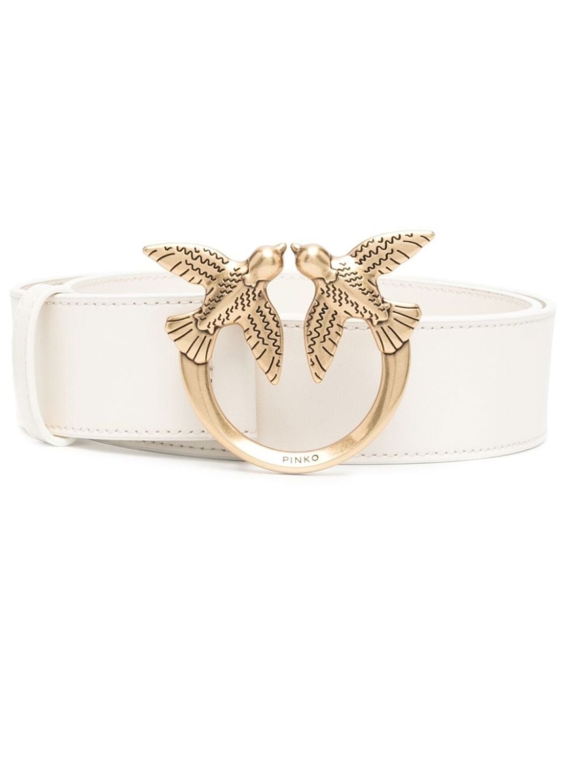 

PINKO ремень Love Birds, нейтральный цвет