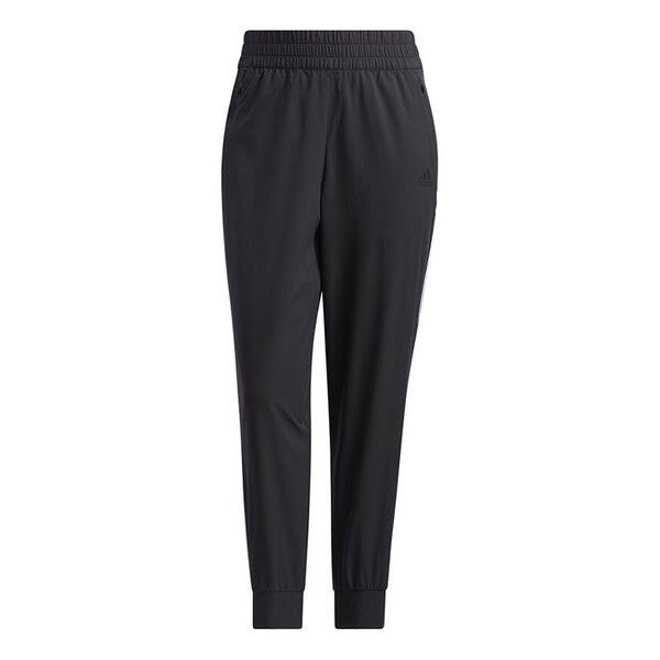 

Спортивные штаны (WMNS) adidas Fi Pt Woven Athleisure Casual Sports Side Stripe Bundle Feet Long Pants/Trousers Black, черный