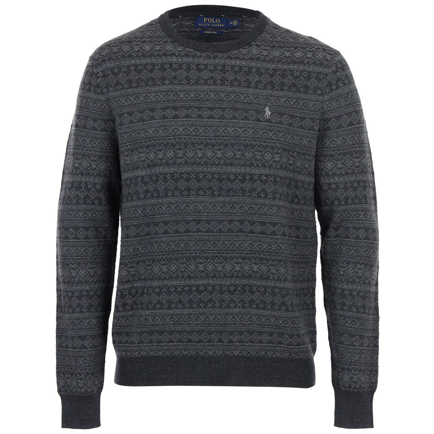 

Свитер мужской серый Polo Ralph Lauren