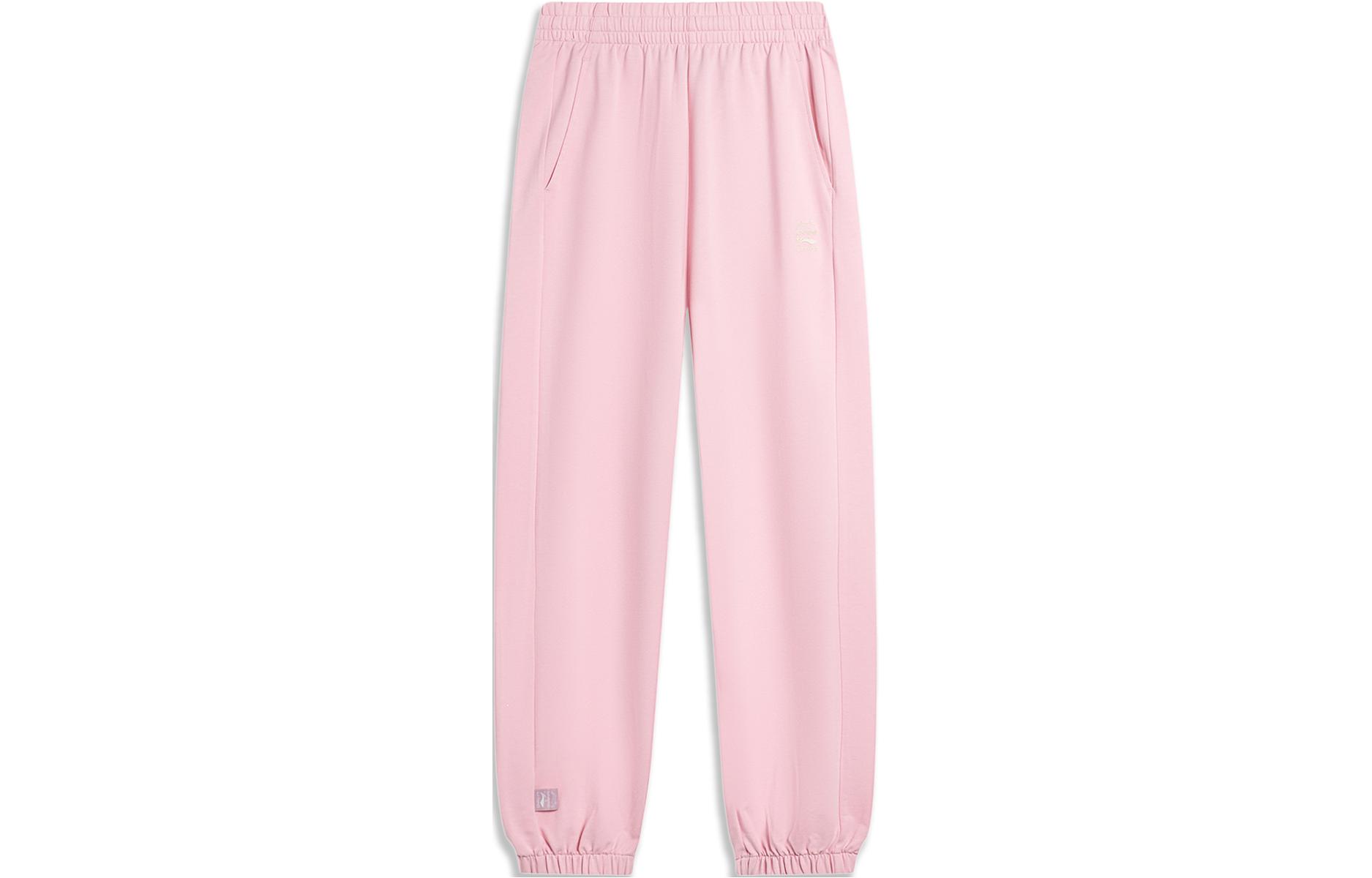 

LINING Спортивные брюки Sports Life Collection вязаные женские Sheer Pink B Regular