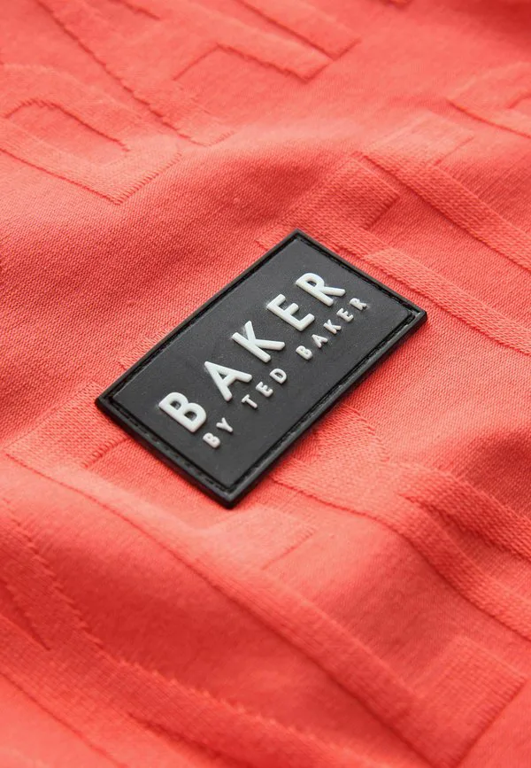 Футболка стандартного кроя с текстурным принтом Baker By Ted Baker, Red — фото 4