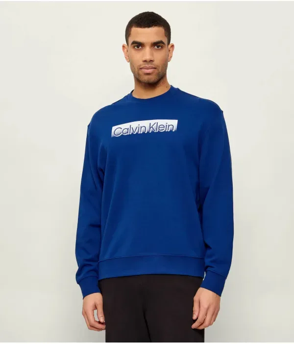 Толстовка regular fit Calvin Klein, васильковый