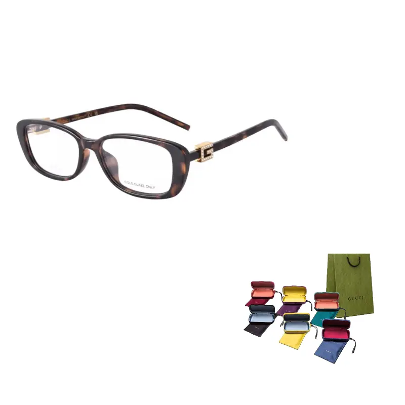 

GUCCI Очки с прямоугольной оправой, Tortoiseshell