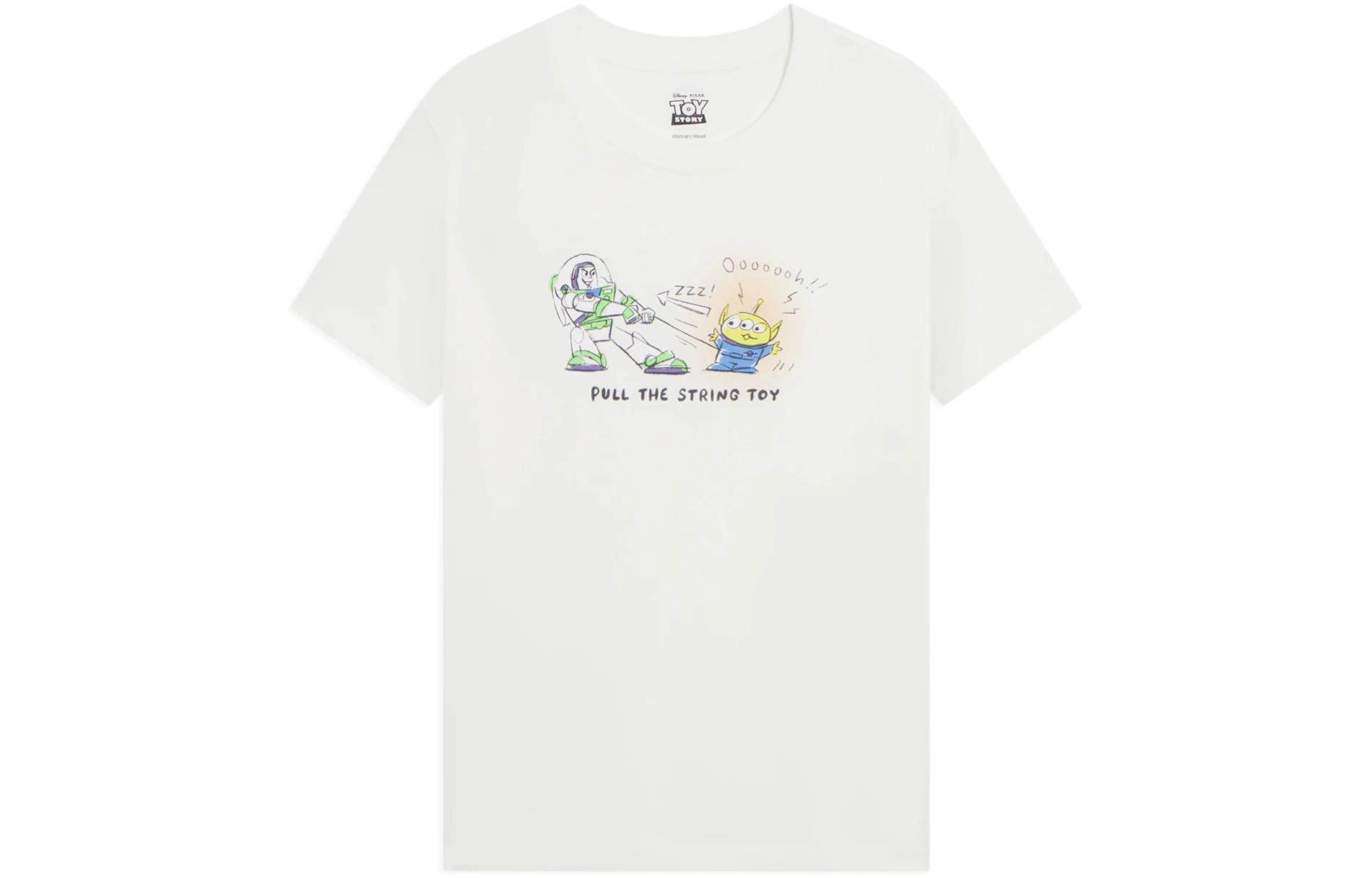 

Футболка LiNing x Disney SS22 женская цвета слоновой кости, белая