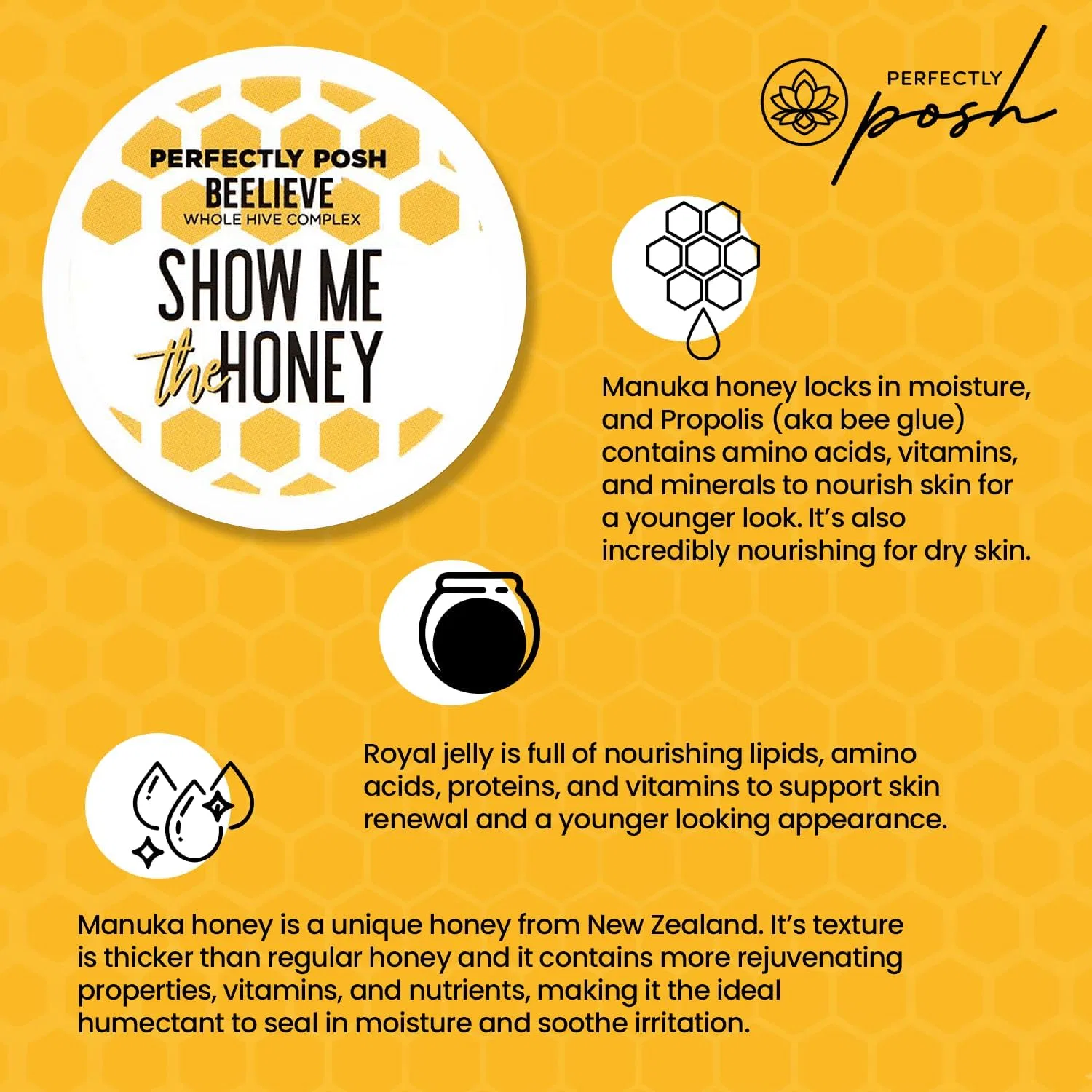 Маска для лица Perfectly Posh — Show Me the Honey , , мед — фото 4