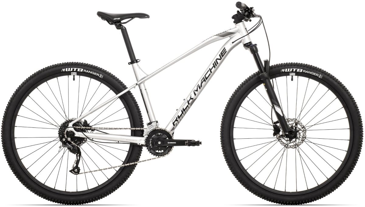 

Велосипед XC Mountain Bike Rock Machine Manhattan 90-29 блестящий серебристый/черный/серый
