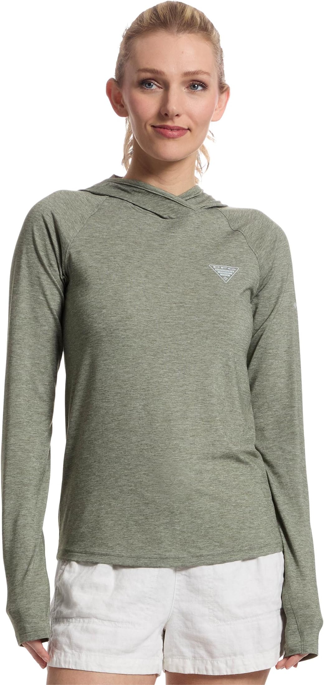 

Худи Columbia PFG Uncharted Hoodie, цвет Cypress Heather 1