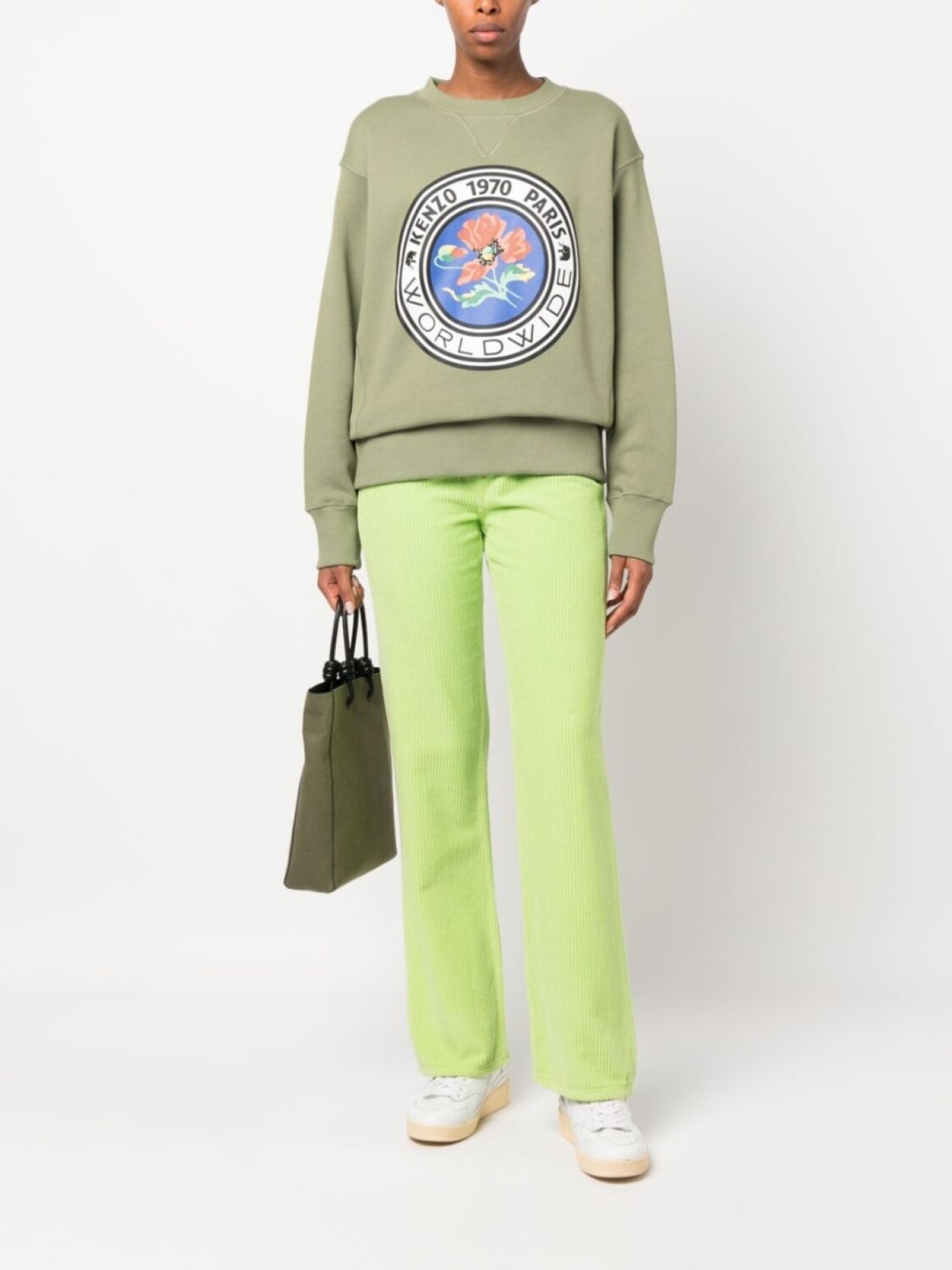 

Kenzo толстовка с графичным принтом, зеленый