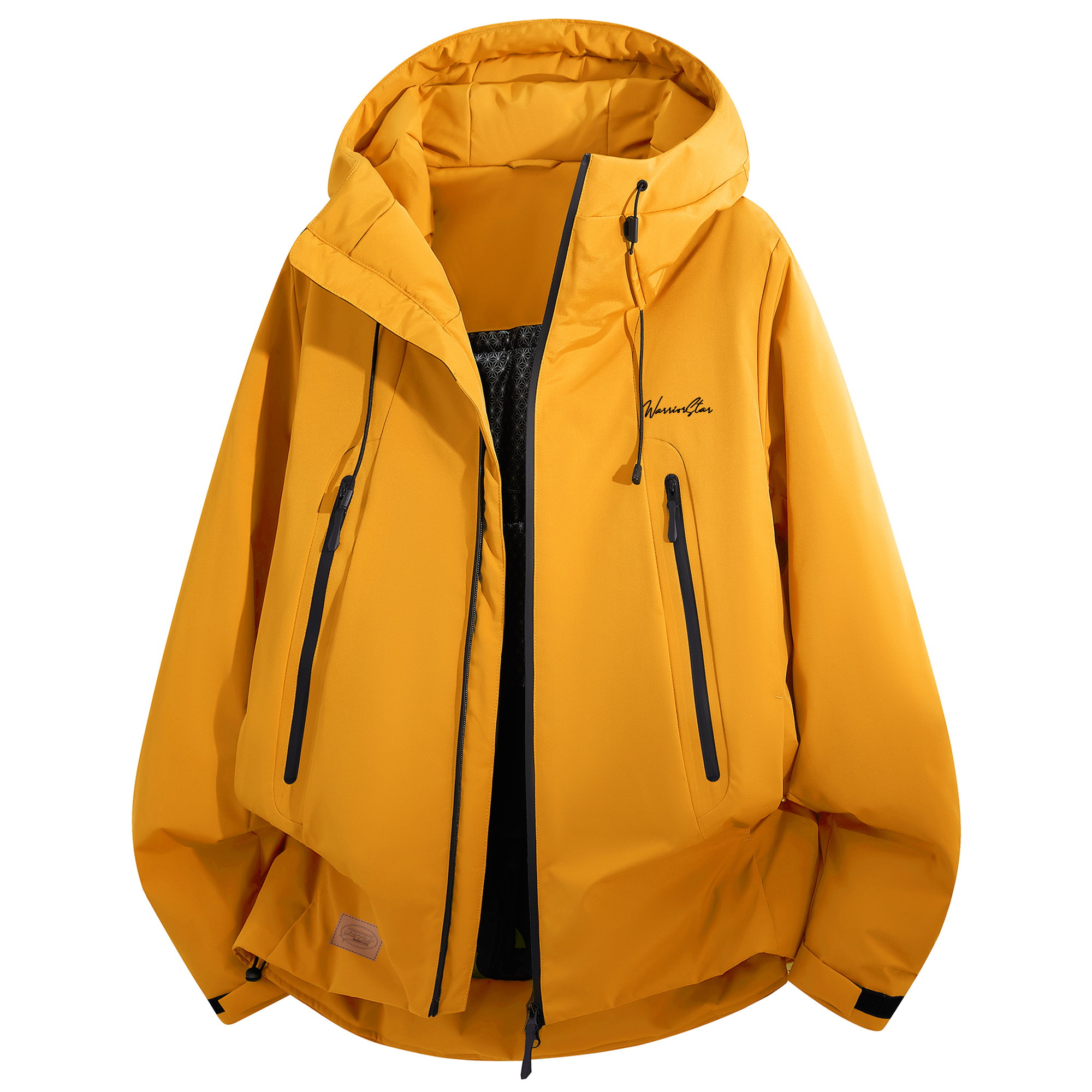 

Пуховик Unisex Hooded Thickened Padded Puffer Jacket WARRIOR, желтый