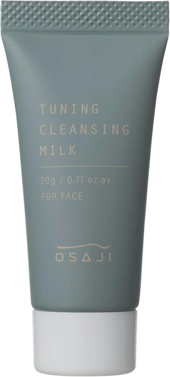 Набор пробников ухода за кожей Tuning Skincare Trial Set OSAJI, 5 средств, с косметичкой, аромат древесный — фото 3