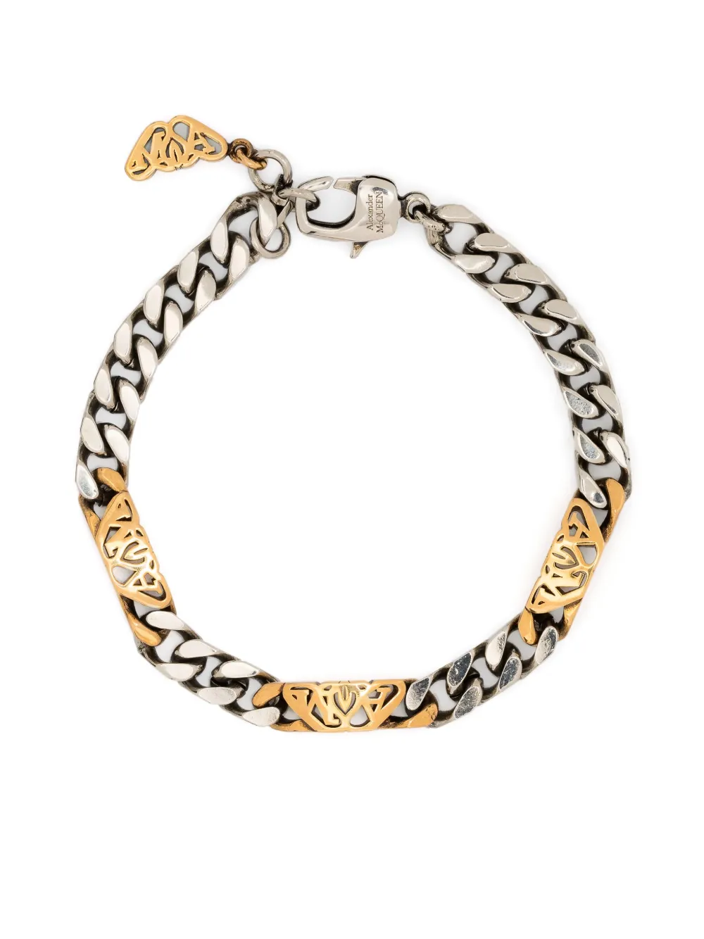 

Браслет Seal Alexander McQueen, серебяный