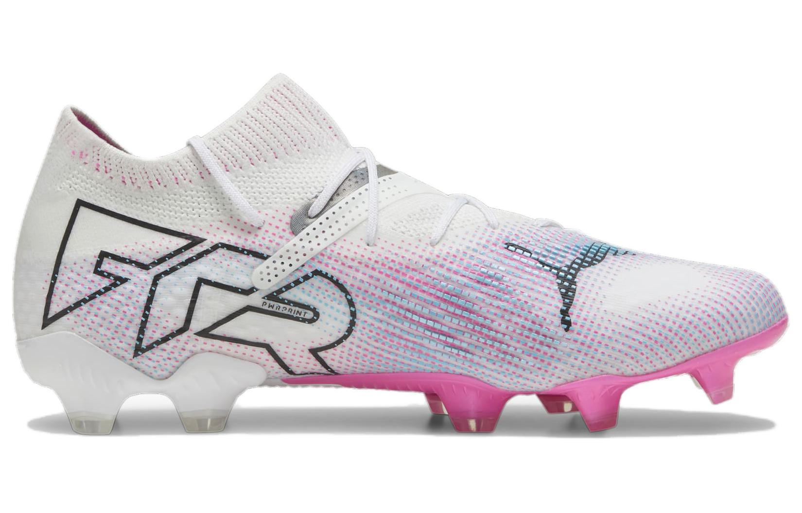 Футболка Future 7 Ultimate FG/AG 'Белый Розовый Черный' PUMA — фото 2