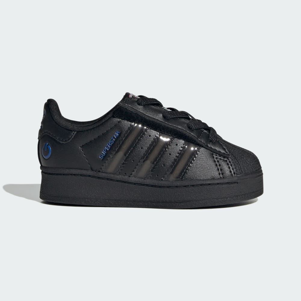 

Кроссовки Adidas Superstar Led Lights Comfort Closure Elastic Lace Shoes Kids, цвет Core Black/Core Black/Preloved Violet