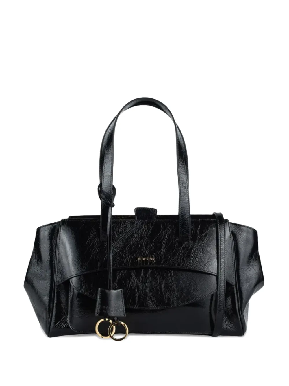 

Сумка на плечо с откидным клапаном Hidesins, черный