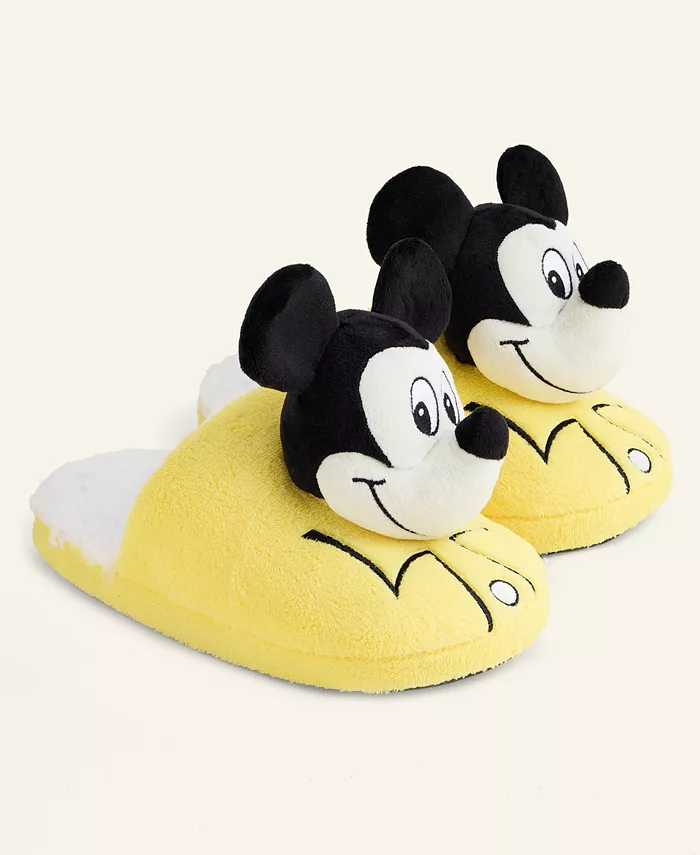 Взрослые унисекс тапочки Mickey Mouse 3D с застежкой Disney | Macy'S