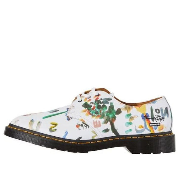 

Кроссовки 1461 3-eye supreme yohji yamamoto 'white' Dr. Martens, белый
