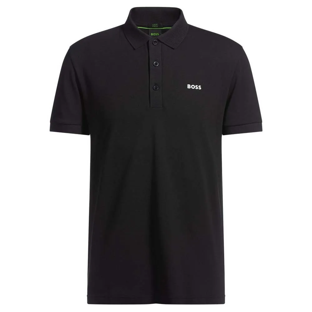 

Поло с коротким рукавом BOSS Paule 10226584, черный