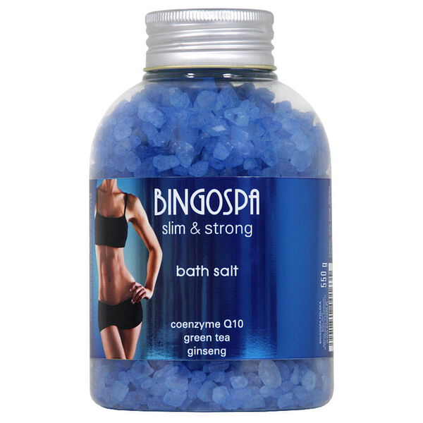 

Соль для ванн коэнзим Q10 зеленый чай женьшень, 550 г Bingospa Slim & strong
