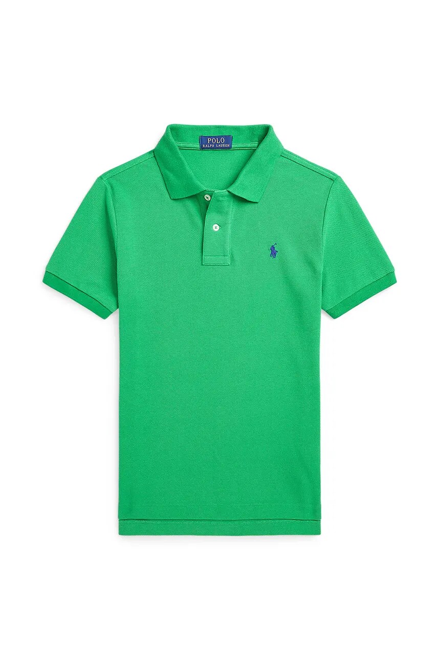 

Хлопковое поло для детей Polo Ralph Lauren, зеленый