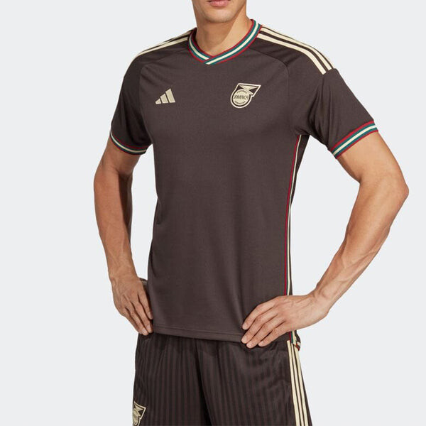 Футболка Ямайка 23 выездная майка Adidas, коричневый — фото 3