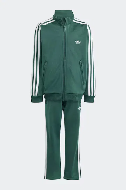 Спортивный костюм для детей трикотажный Adidas Originals, зеленый — фото 2