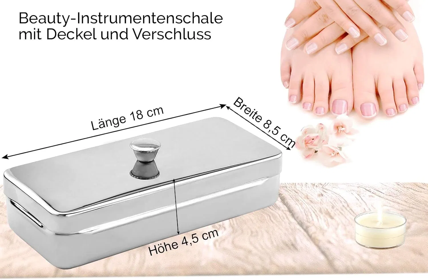 Чаша для инструментов с крышкой от InstrumenteNrw ‎Instrumentenrw — фото 2