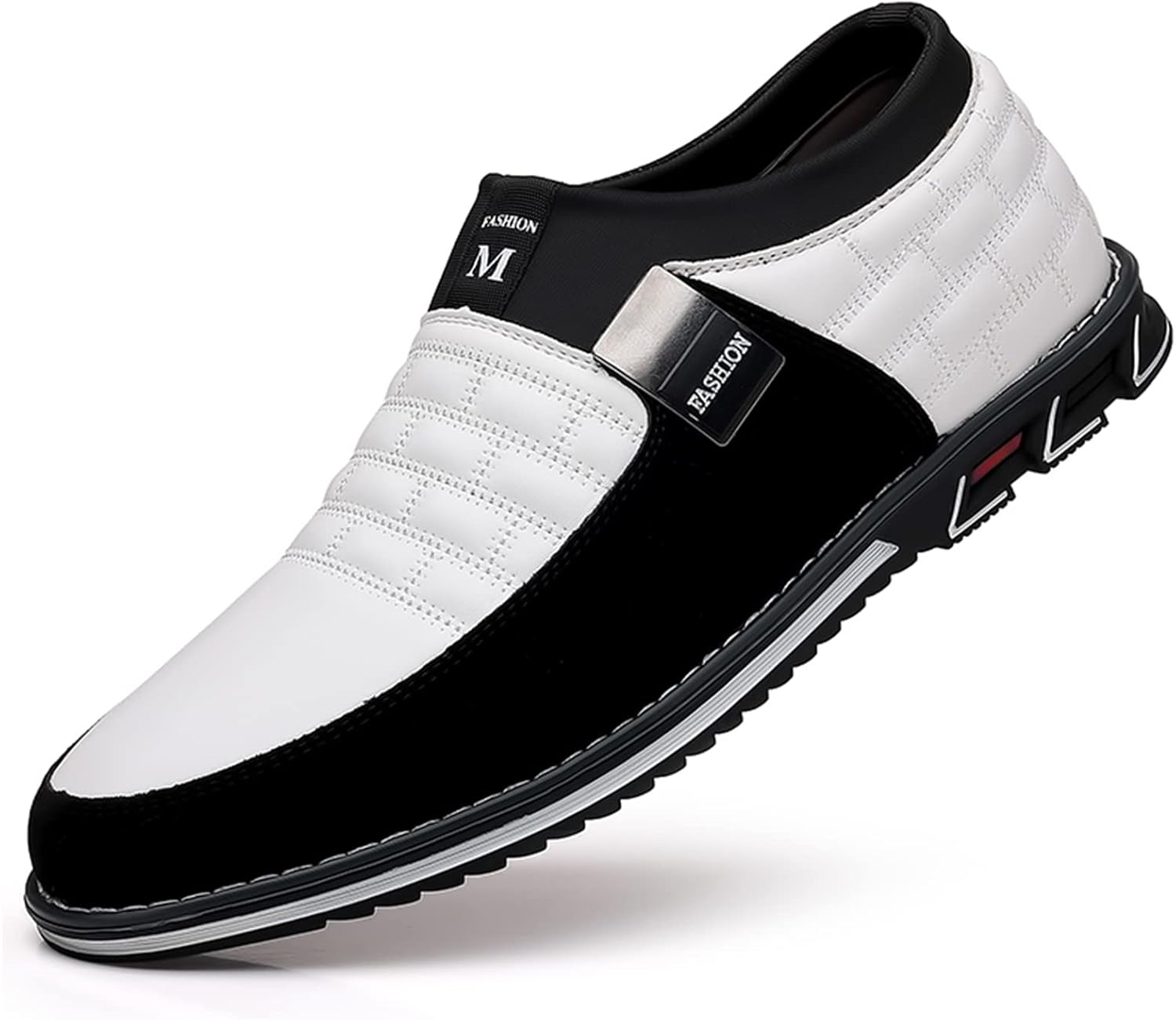 

Мужская повседневная обувь CHUUMEE Лоферы Комфортные обувь для ходьбы для мужчин, белый