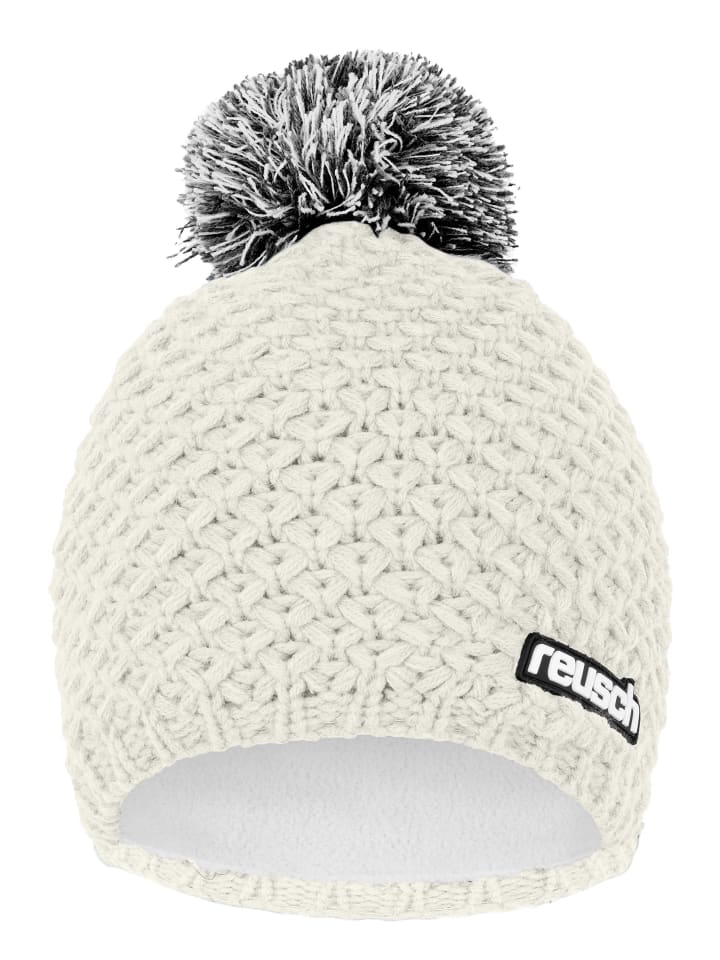 

Reusch Шапка Elias Beanie в бело-черной расцветке с изображением звезды 1065