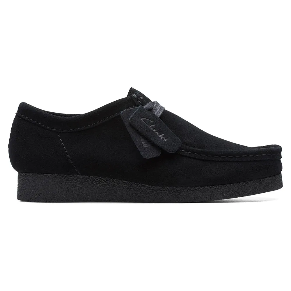 Лоферы Clarks Shoes Wallabee EVO boat shoes, черный — фото 4