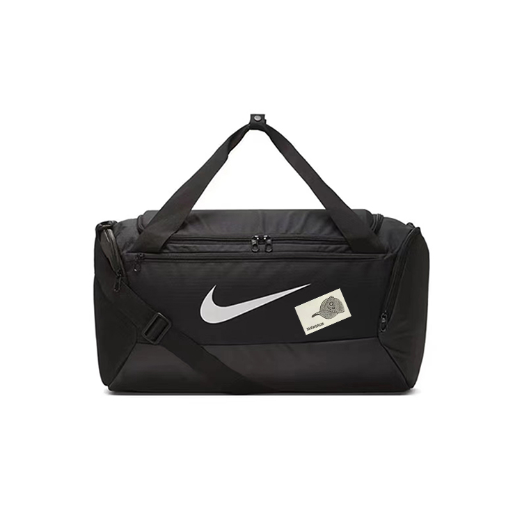 

Nike Тканевая спортивная сумка для путешествий большого размера унисекс черная, Vermilion Match