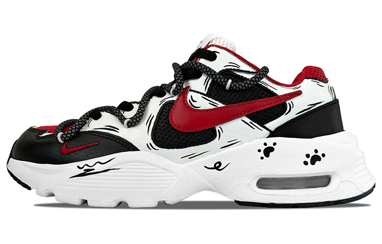 

Кроссовки Nike Air Max Fusion Lifestyle Shoes Women's Low-top Red/Black, темно-красный